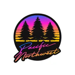 PACIFIC NORTHWEST 80s sticker