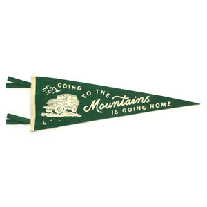 GOING TO THE MOUNTAINS pennant