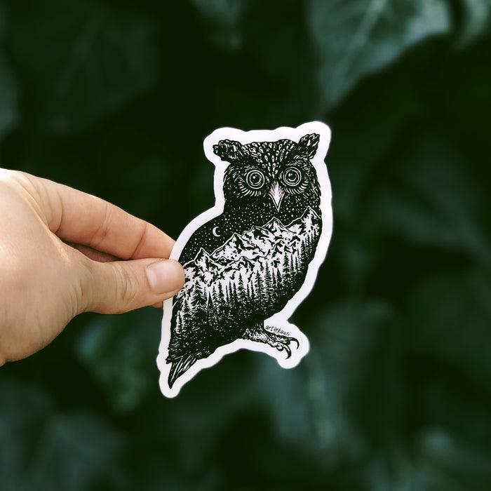 MOUNTAIN OWL sticker