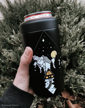 NIGHT LIGHTS CABIN sticker