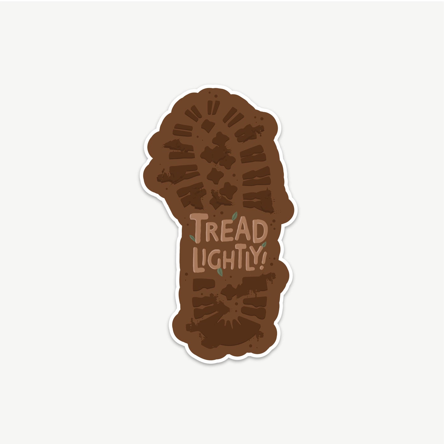TREAD LIGHTLY sticker