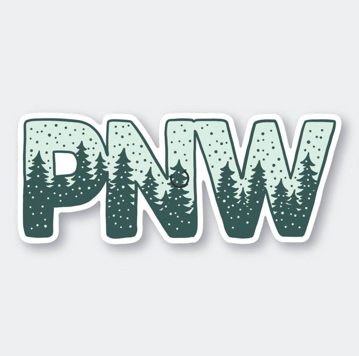 SNOWY PNW sticker