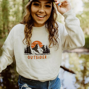 OUTSIDER cropped fleece