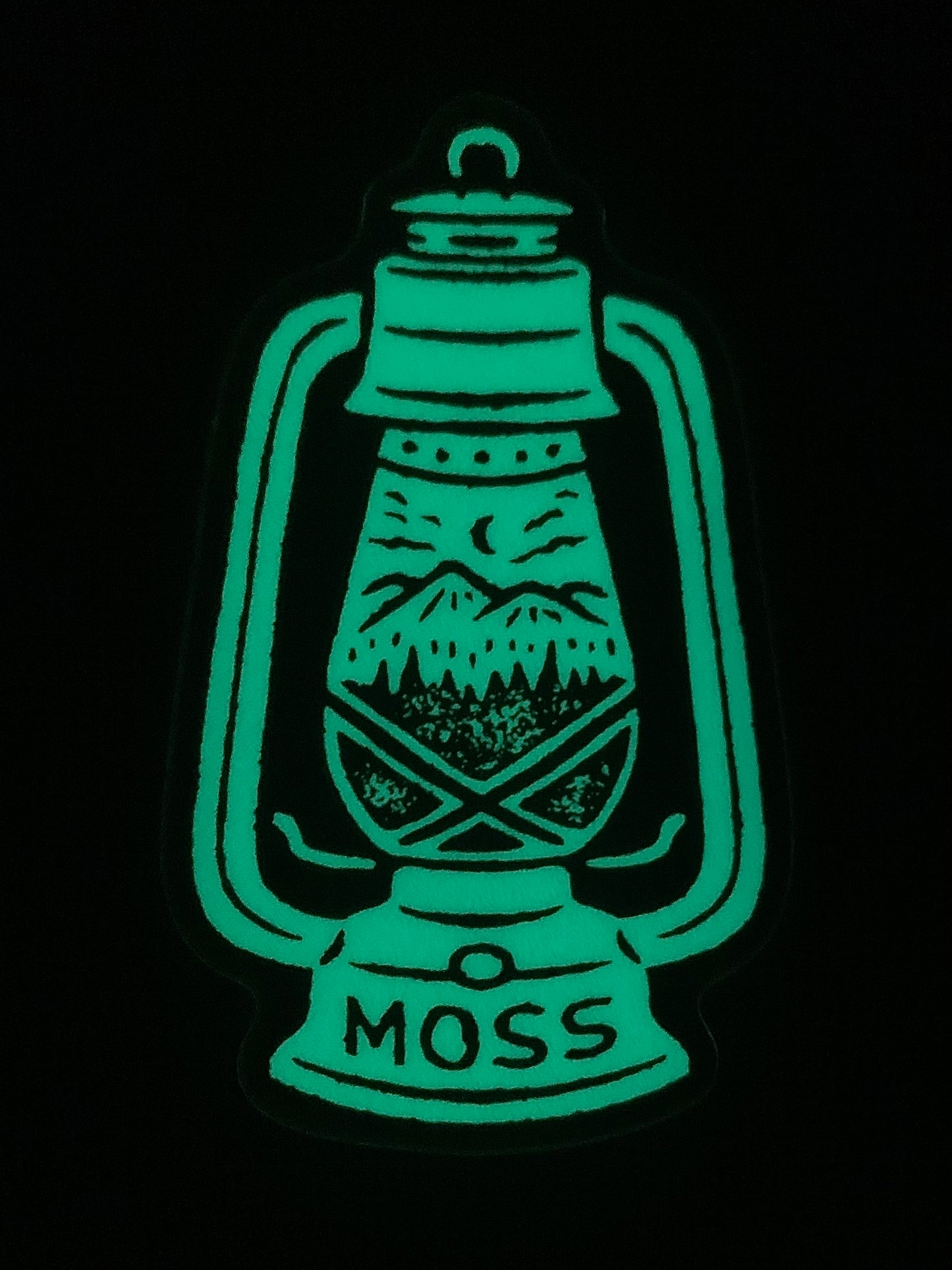 MOSS glow-in-the-dark sticker