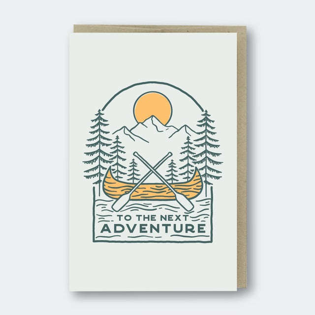 TO THE NEXT ADVENTURE card