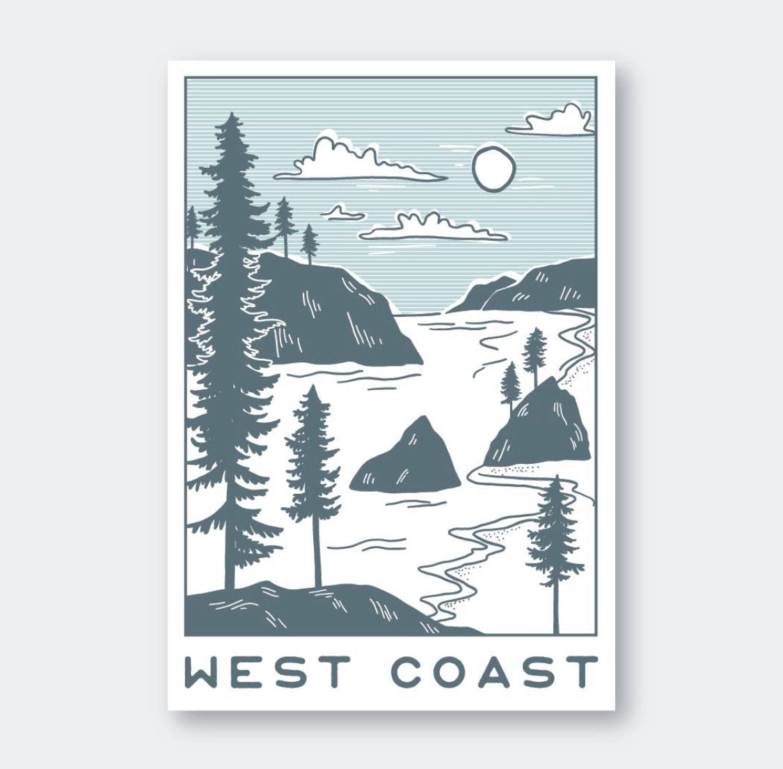WEST COAST sticker – MOSS