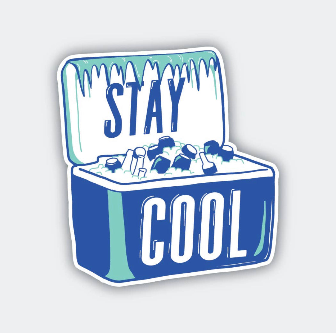 STAY COOL sticker