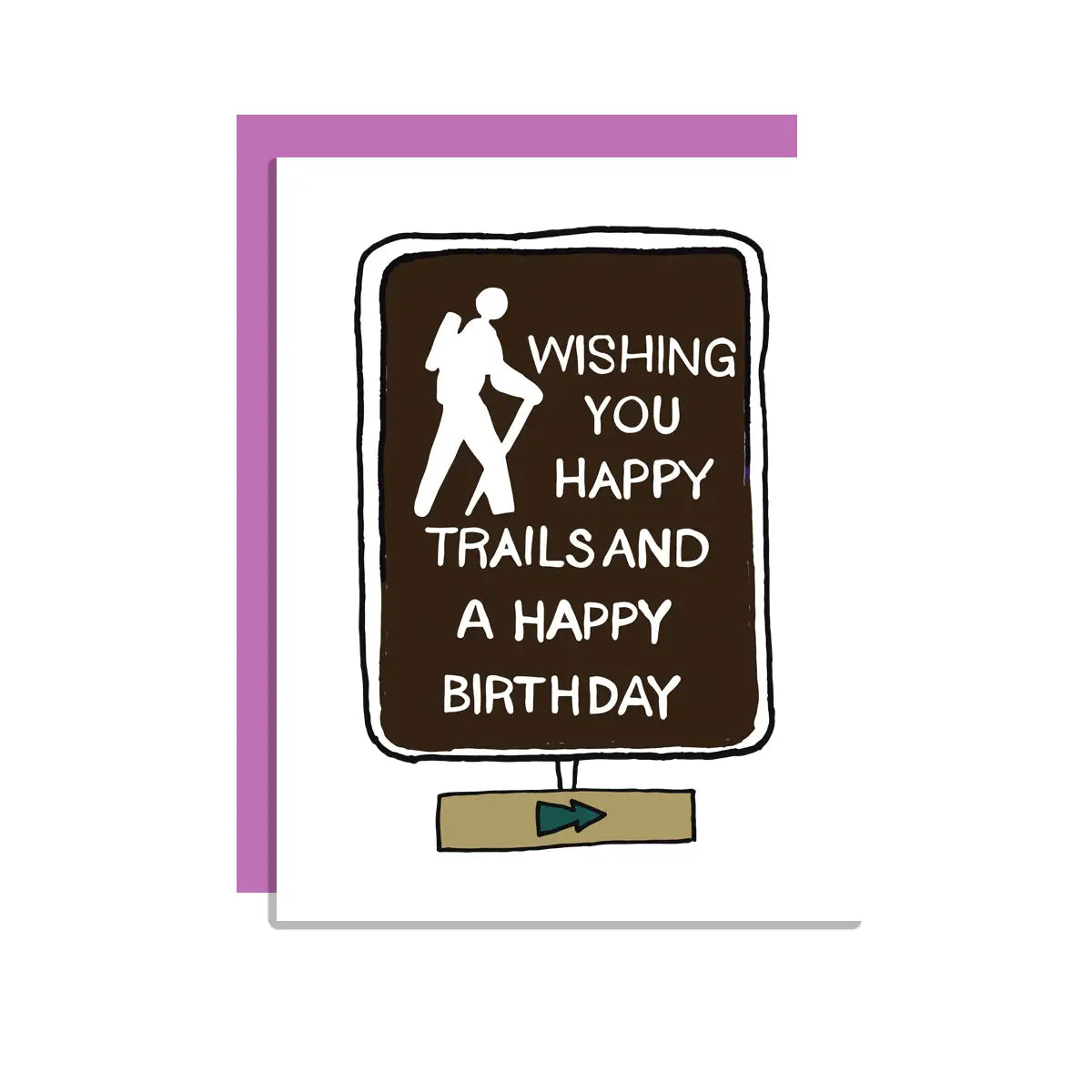 HAPPY TRAILS card