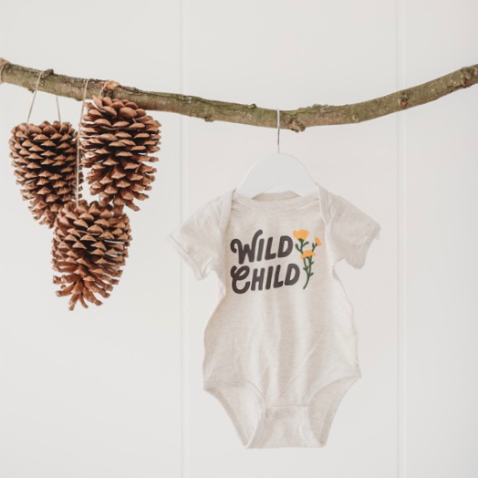 WILD CHILD onesie