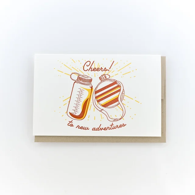 CHEERS TO NEW ADVENTURES card