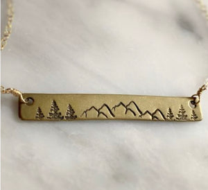 MOUNTAIN BAR necklace