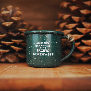 I’D RATHER BE CAMPING IN THE PNW ornament
