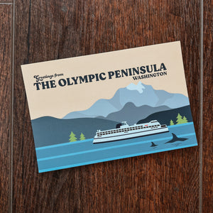OLYMPIC PENINSULA postcard