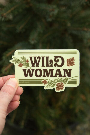 WILD WOMAN sticker