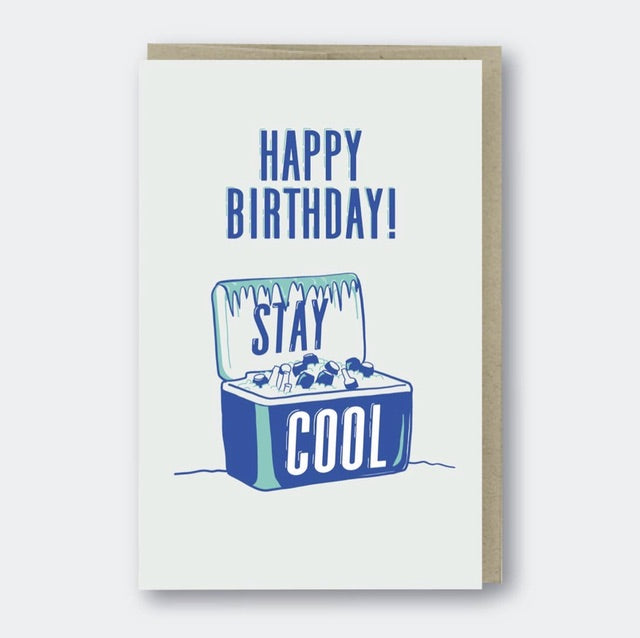 STAY COOL birthday card