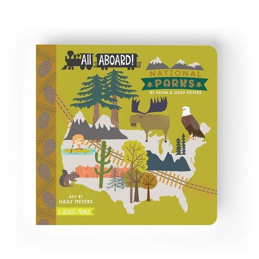 ALL ABOARD NATIONAL PARKS kids book