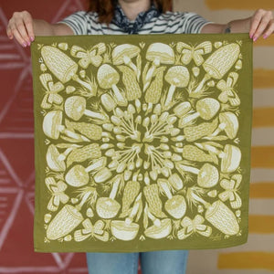 MUSHROOMS bandana