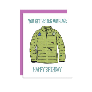BETTER WITH AGE card