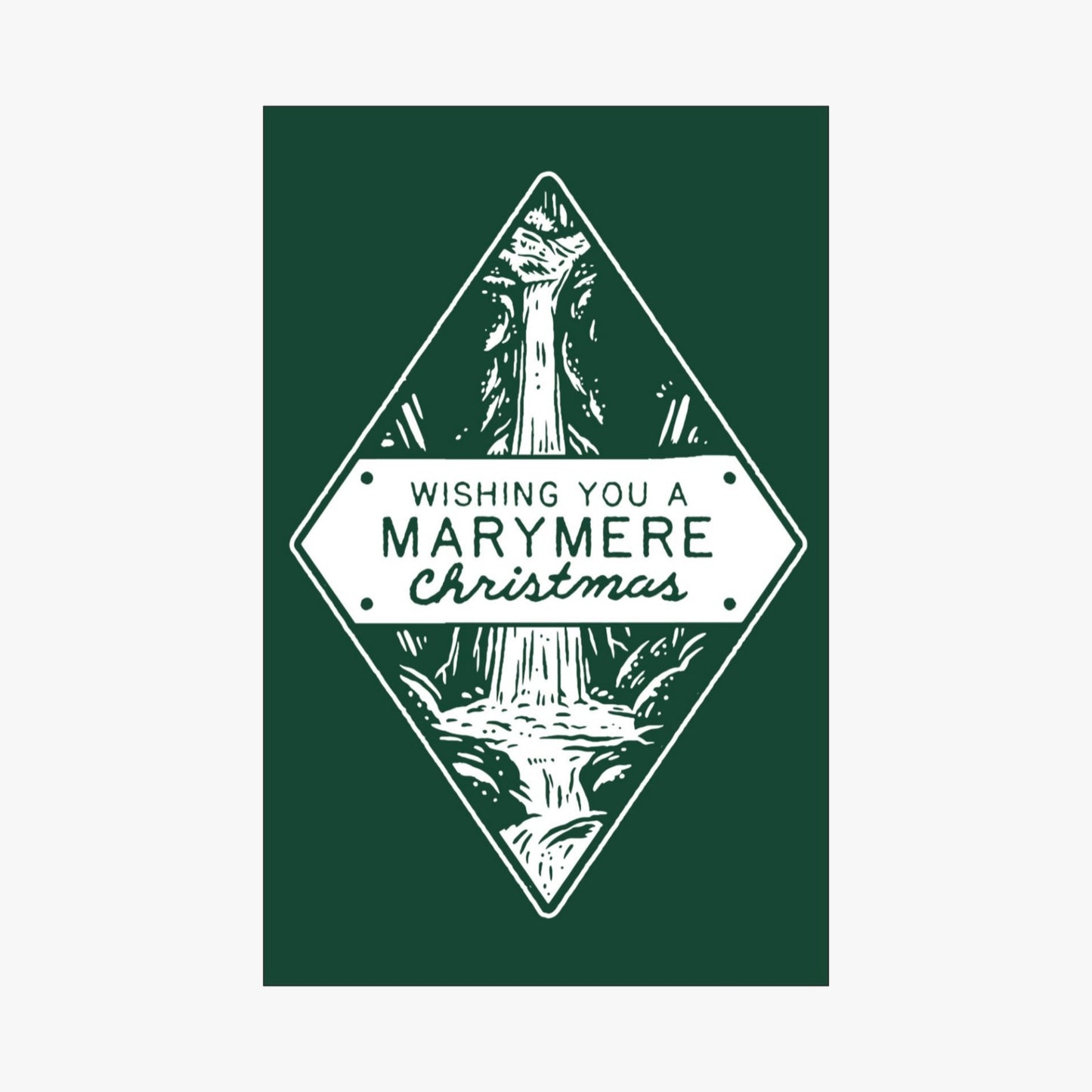 MARYMERE FALLS christmas card