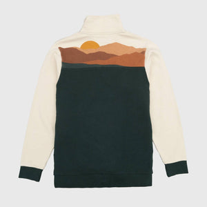 MOUNTAIN SUNSET quarter zip