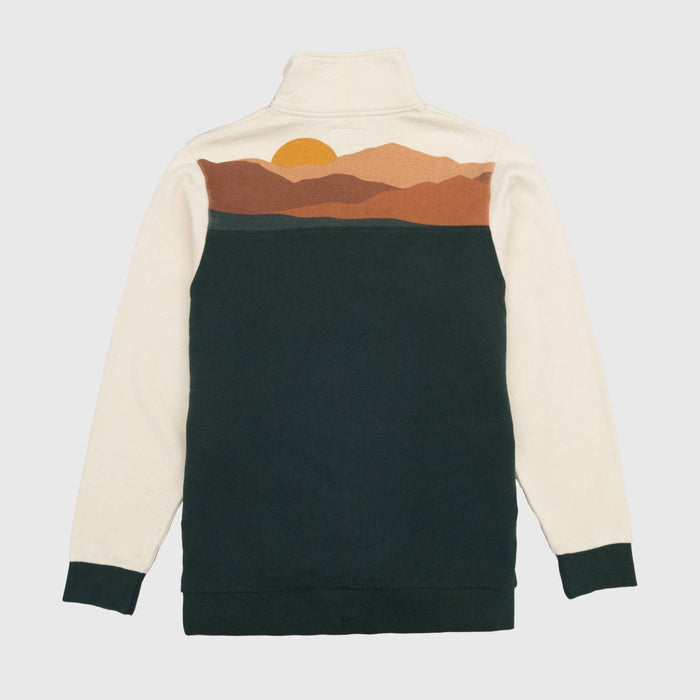 MOUNTAIN SUNSET quarter zip