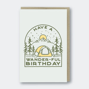 WANDER-FUL birthday card